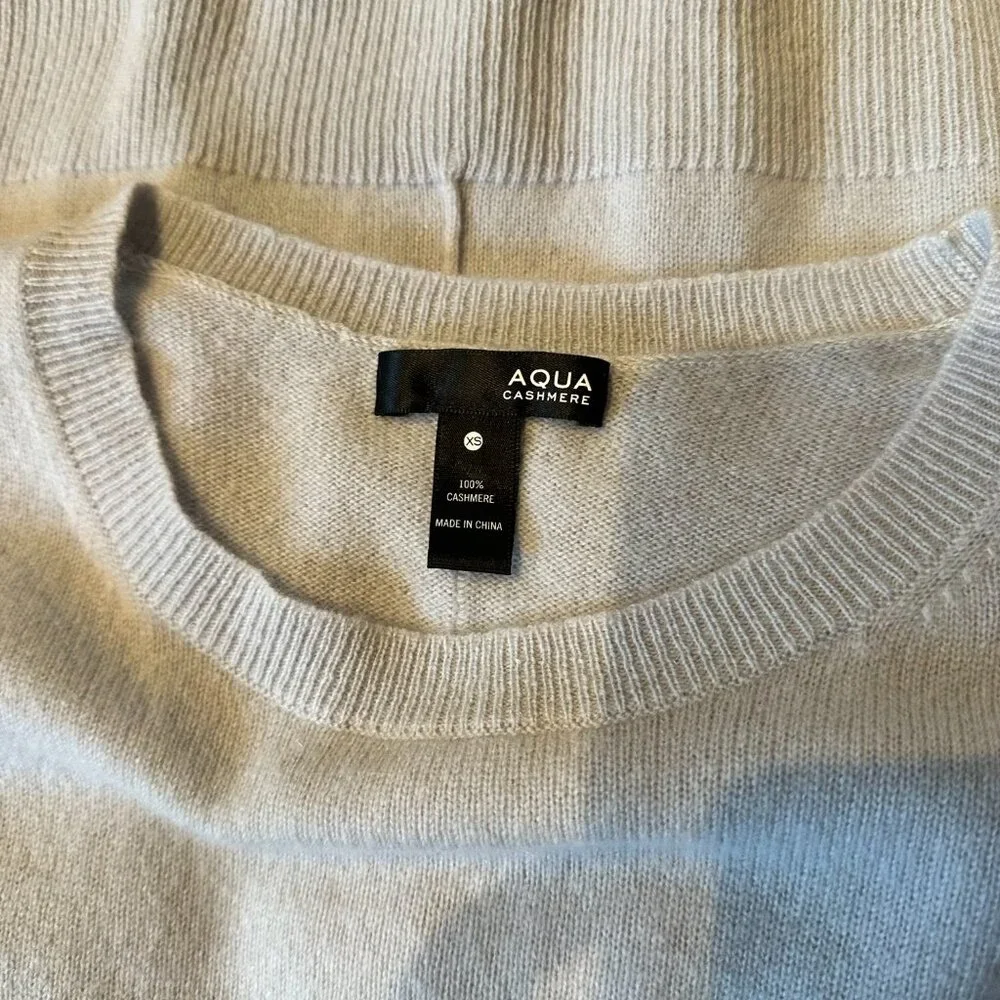 Women's Light Blue Crew Neck Sweater - Picture 7 of 7
